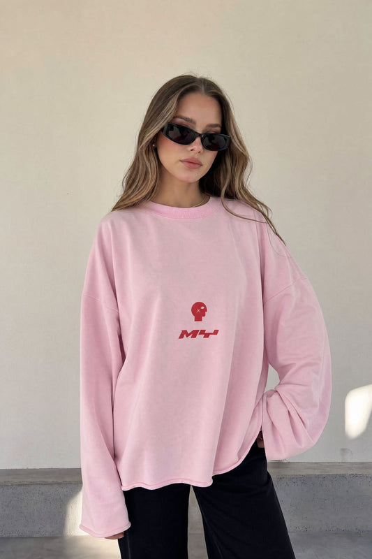 MYSTUDIOS Pink Oversized Tee — Mysimplicated