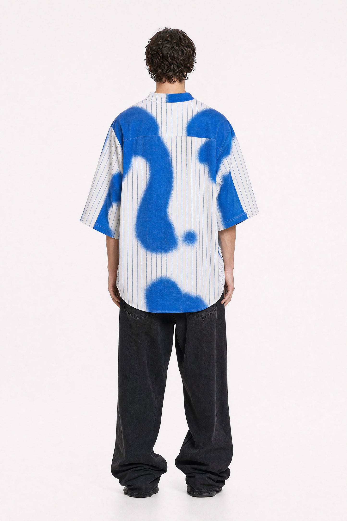 Blue Stripes Oversized Shirt