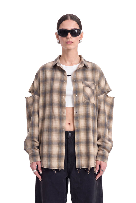 Fragmented Sleeves Shirt V2