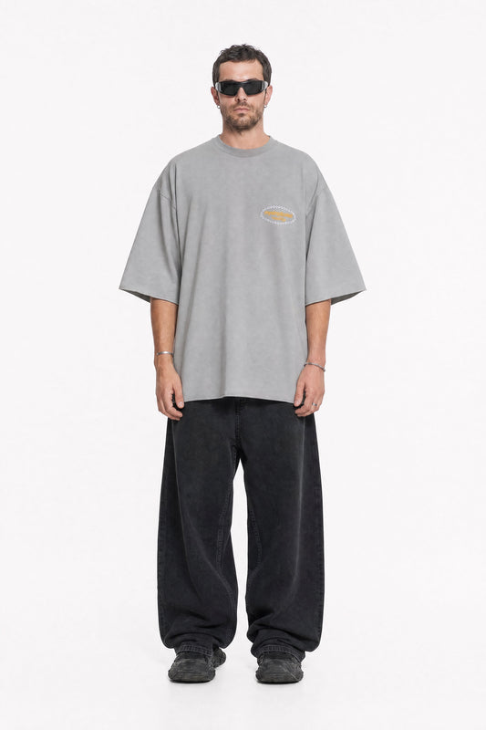 Reality Grey Oversized T-Shirt