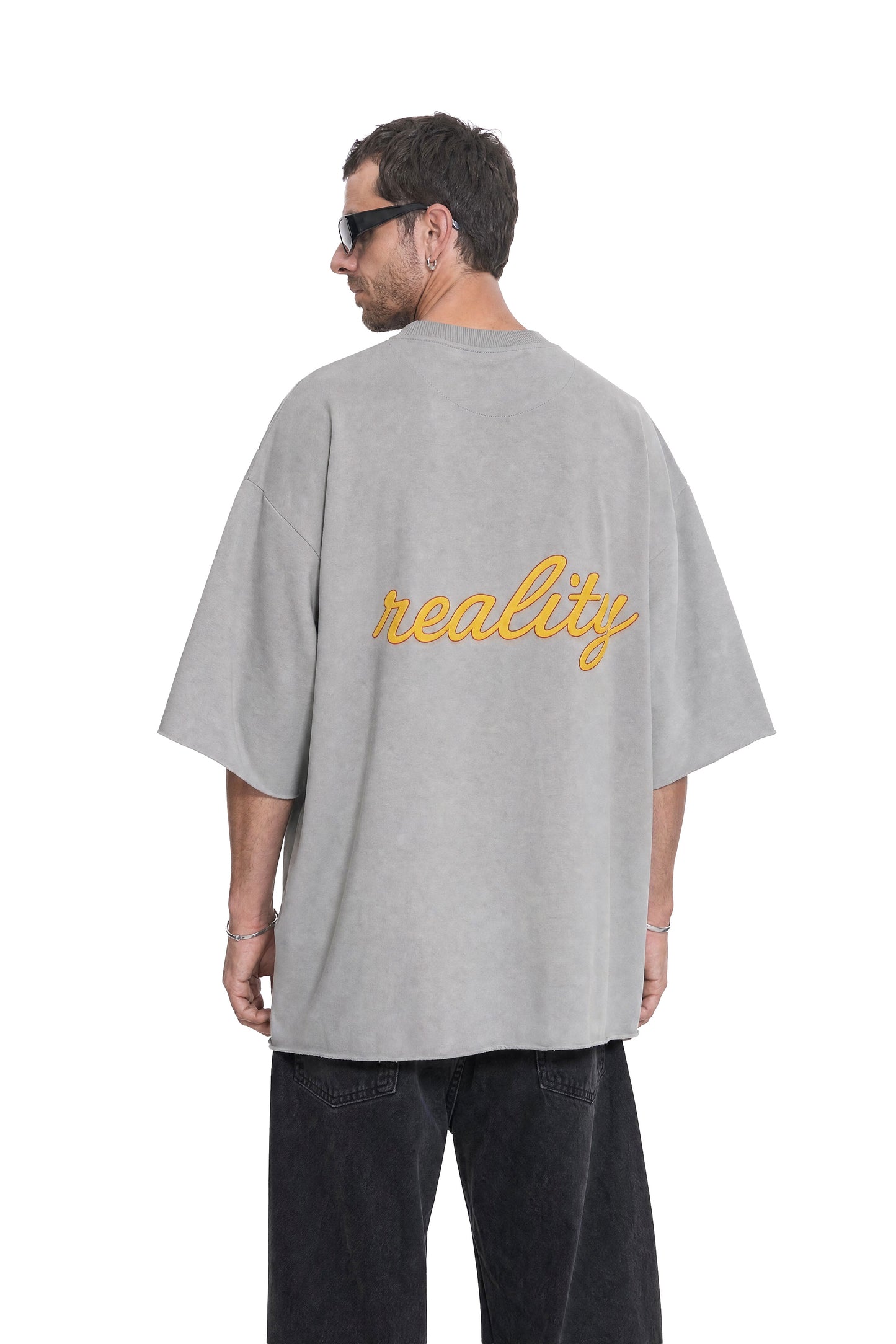 Reality Grey Oversized T-Shirt