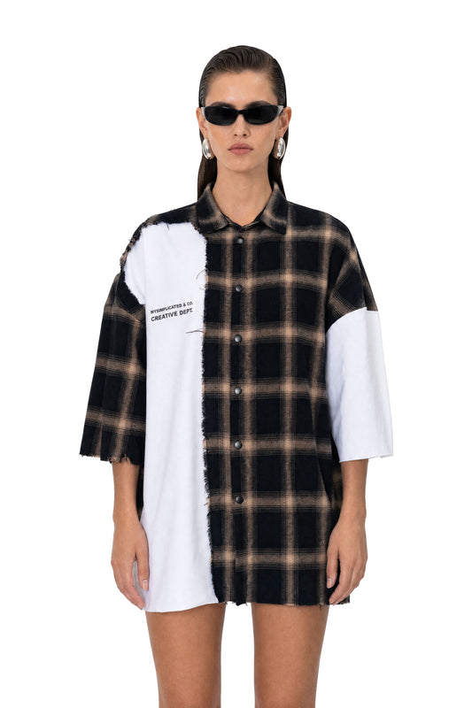 MYSIMPLICATED® Brown Atelier Division Overshirt
