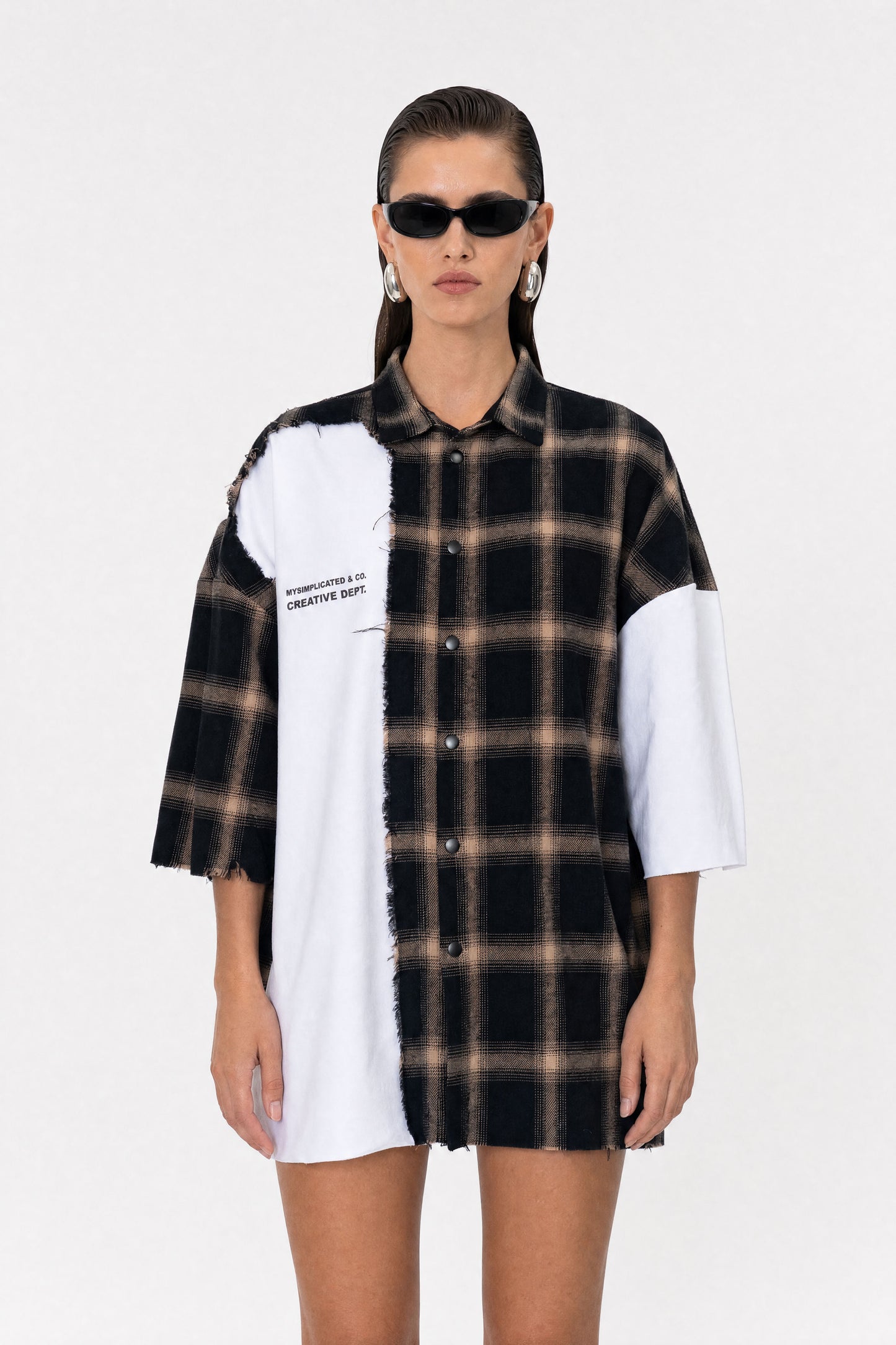 MYSIMPLICATED® Brown Atelier Division Overshirt