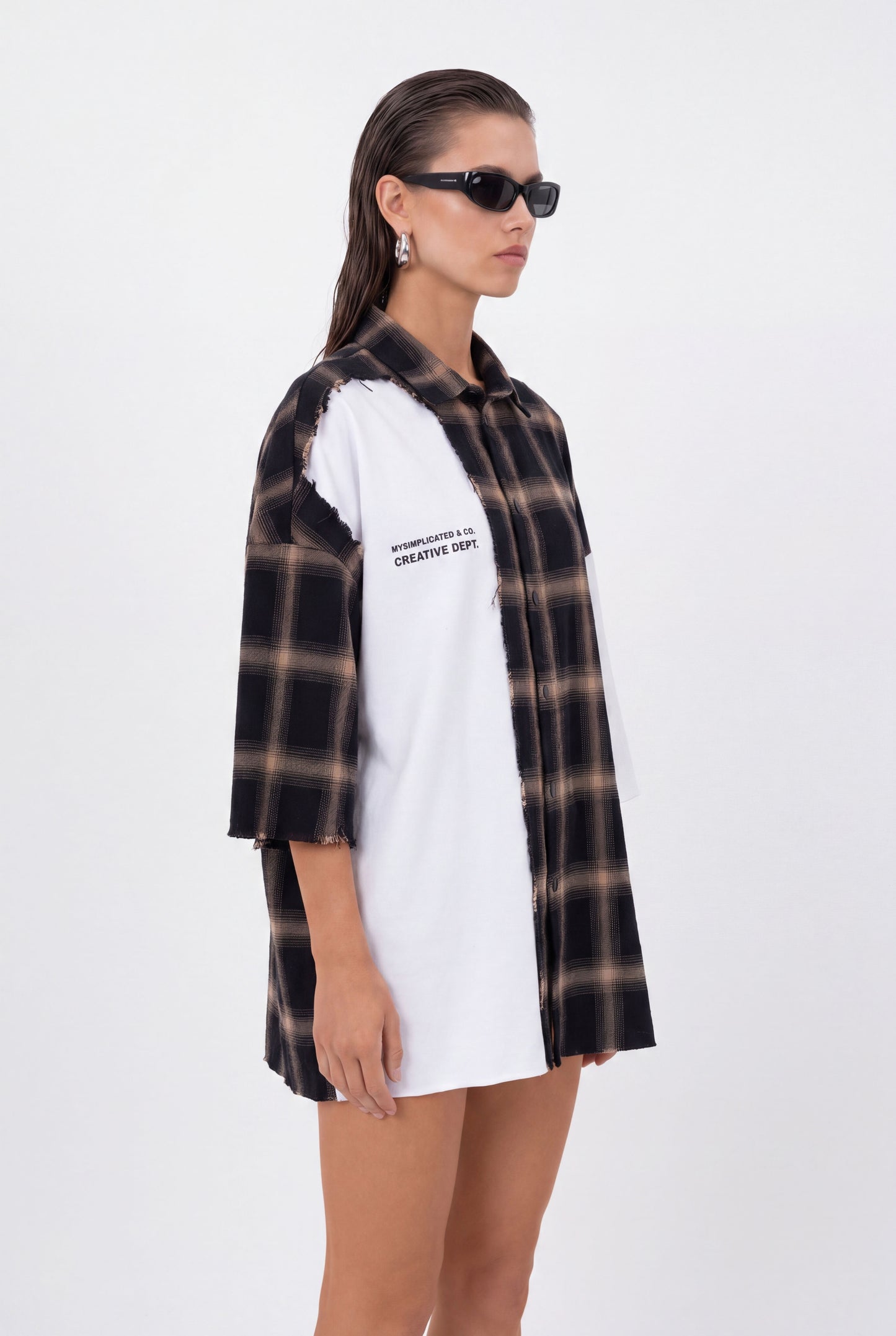 MYSIMPLICATED® Brown Atelier Division Overshirt