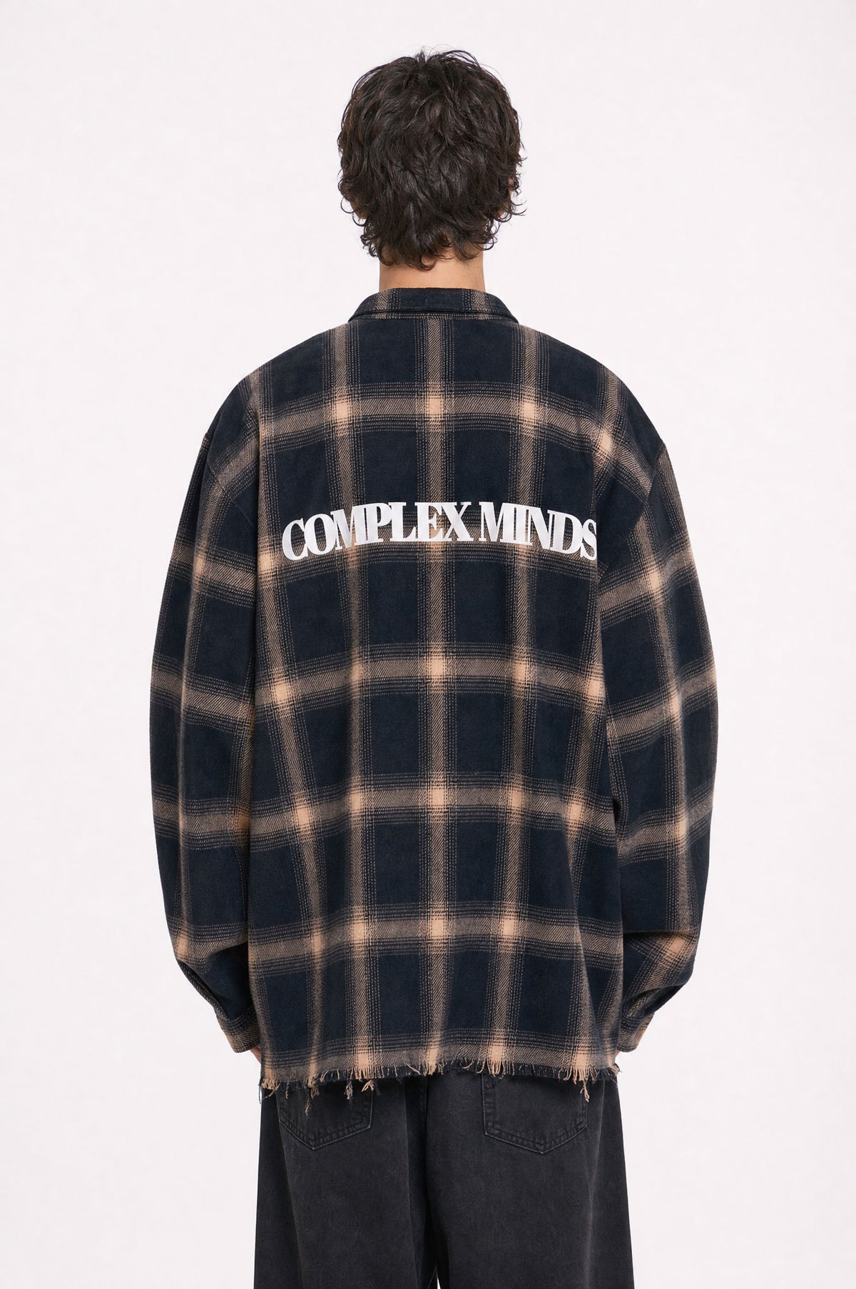 Complex Minds Brown Checkered Shirt