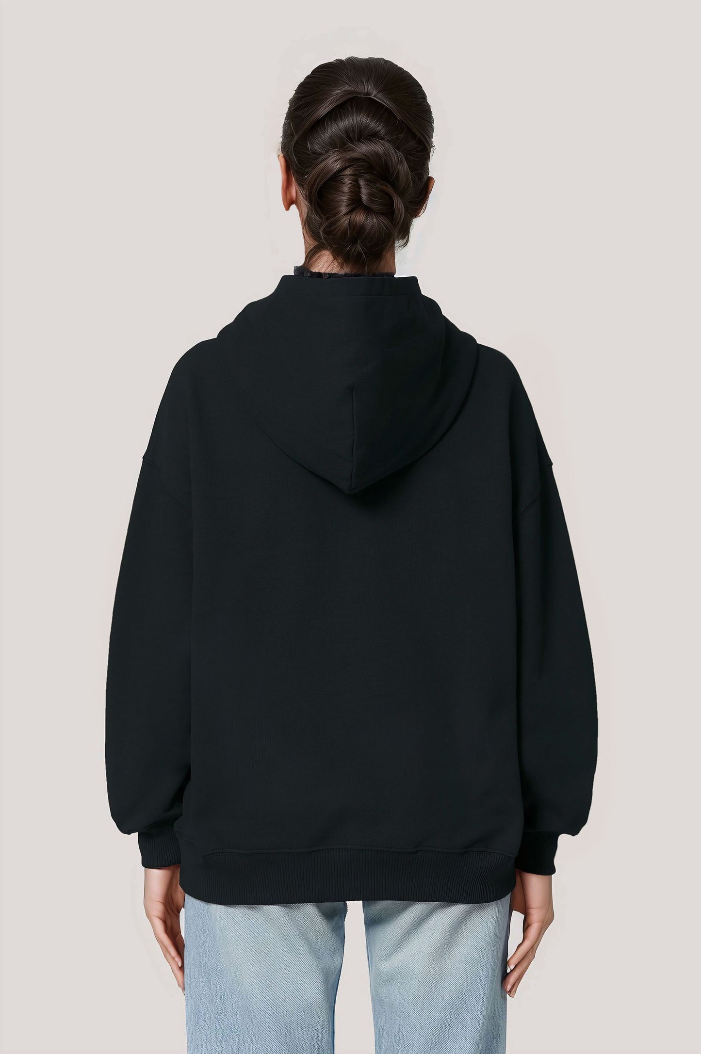 Black Hoodie Love W