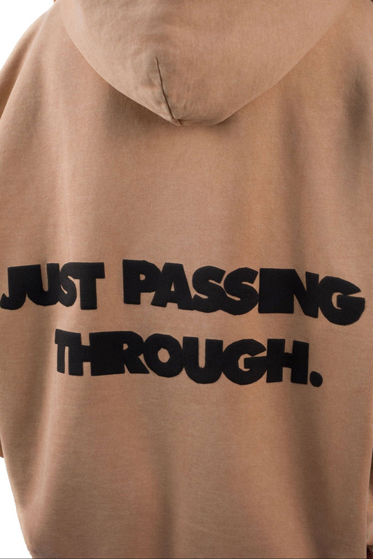 Oversized Vintage Hoodie Latte - MYS