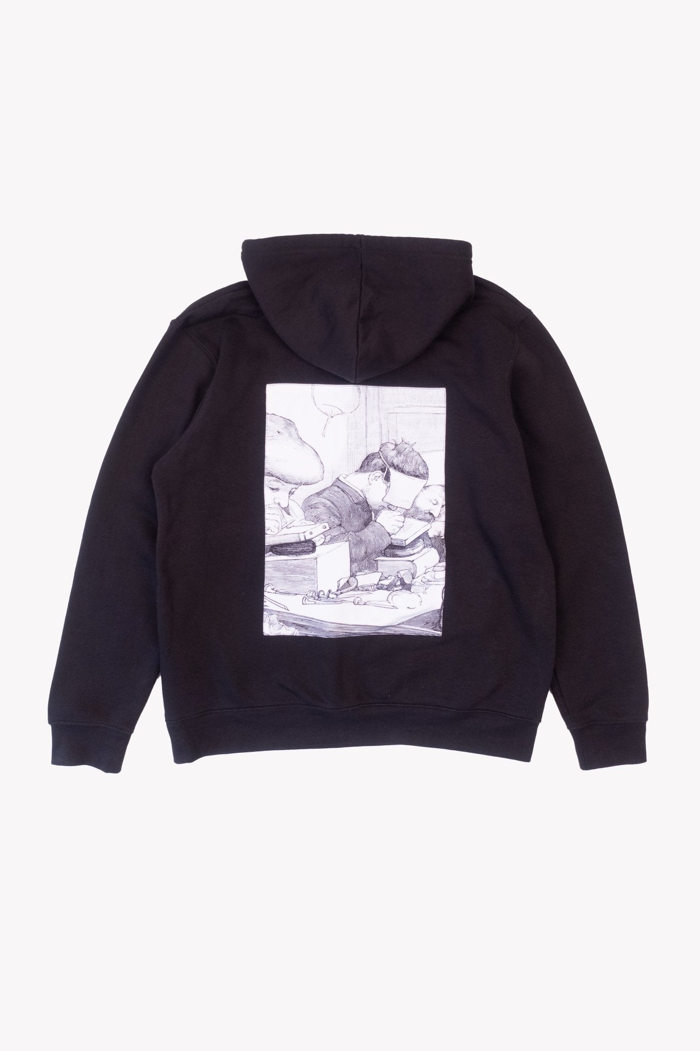 Library Black Hoodie - MYS