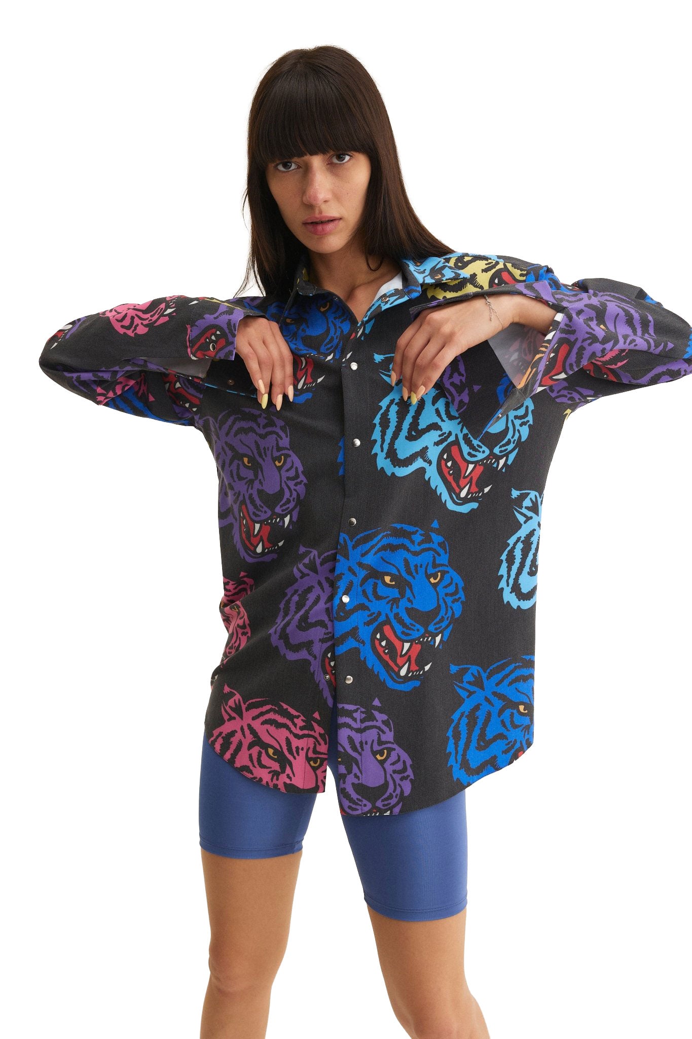 Long Sleeve Shirt Tigers (recycled fabric) - MYS