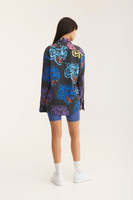 Long Sleeve Shirt Tigers (recycled fabric) - MYS