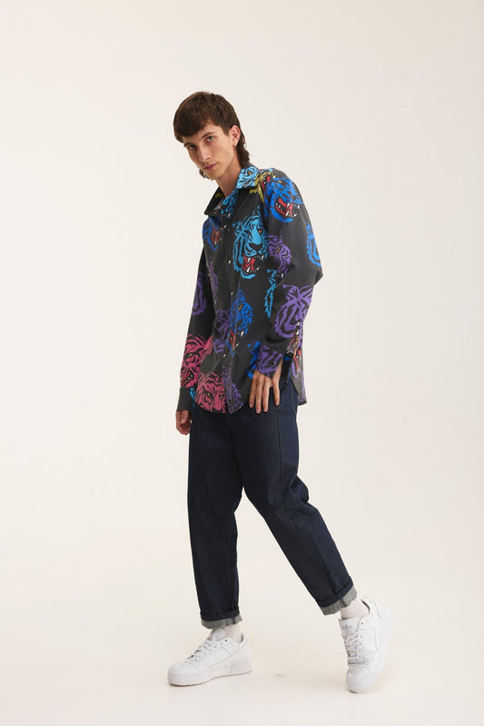 Long Sleeve Shirt Tigers (recycled fabric) - MYS