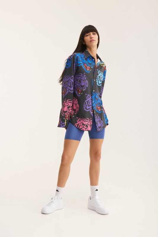 Long Sleeve Shirt Tigers (recycled fabric) - MYS