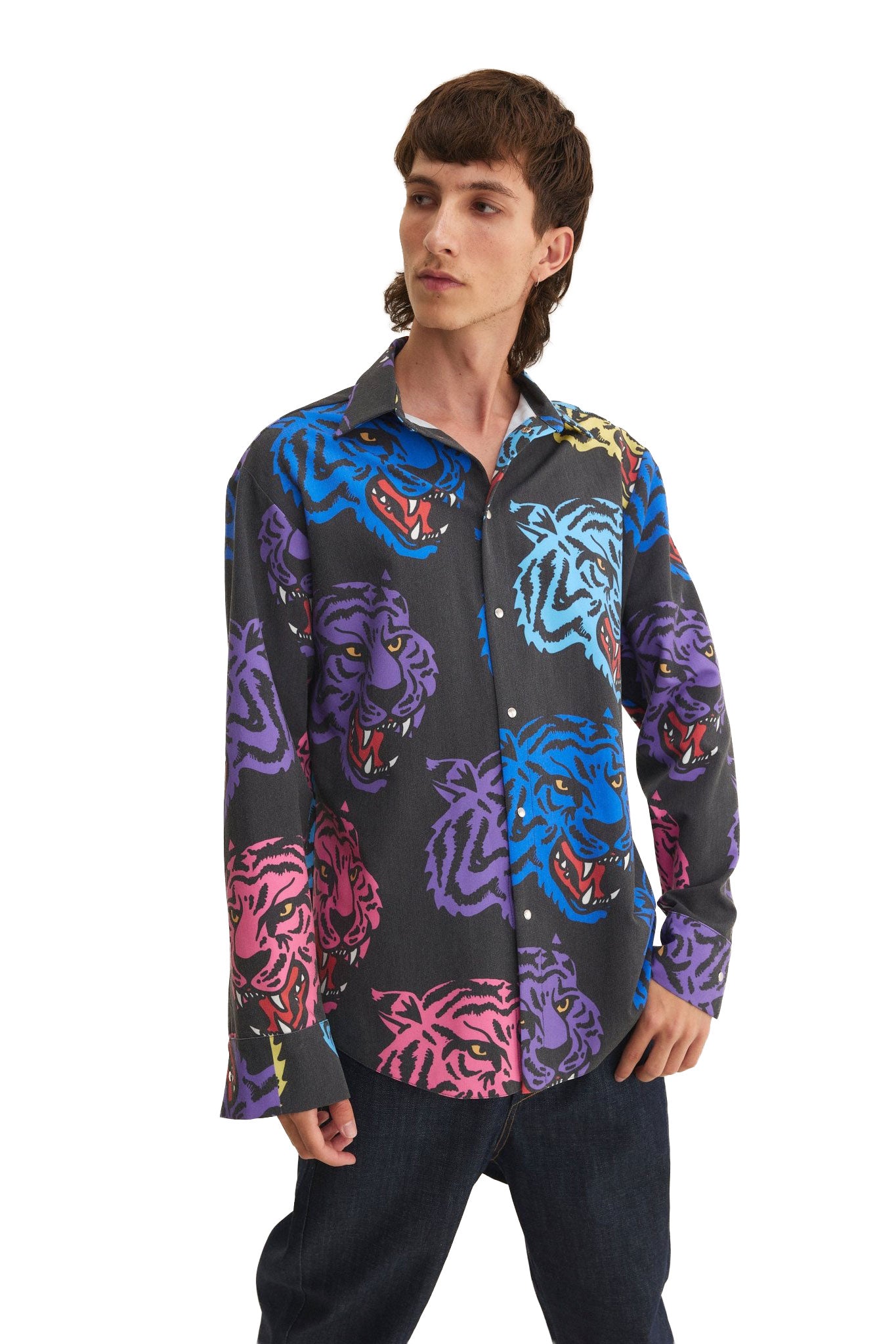 Long Sleeve Shirt Tigers (recycled fabric) - MYS