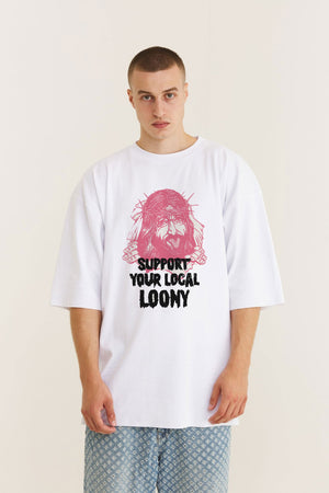 Support Your Local Loony T-shirt White