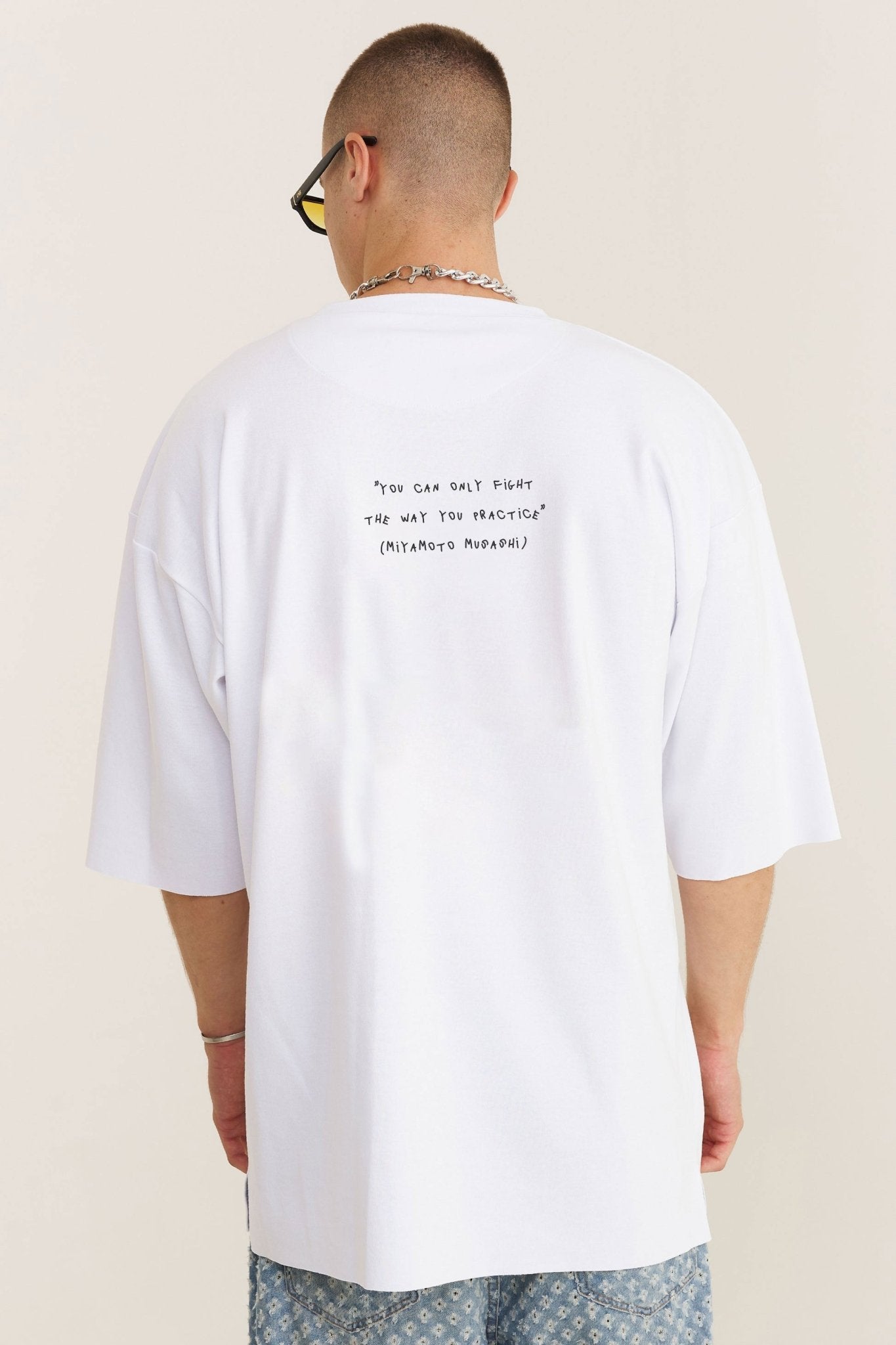 Miyamoto Oversized White T-shirt - MYS