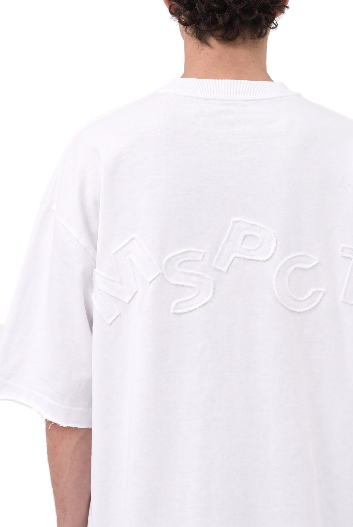 MSPCT Patch White Tee men – back patch detail