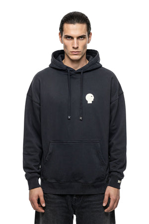 Vintage Puff Print Oversized Hoodie - MYS