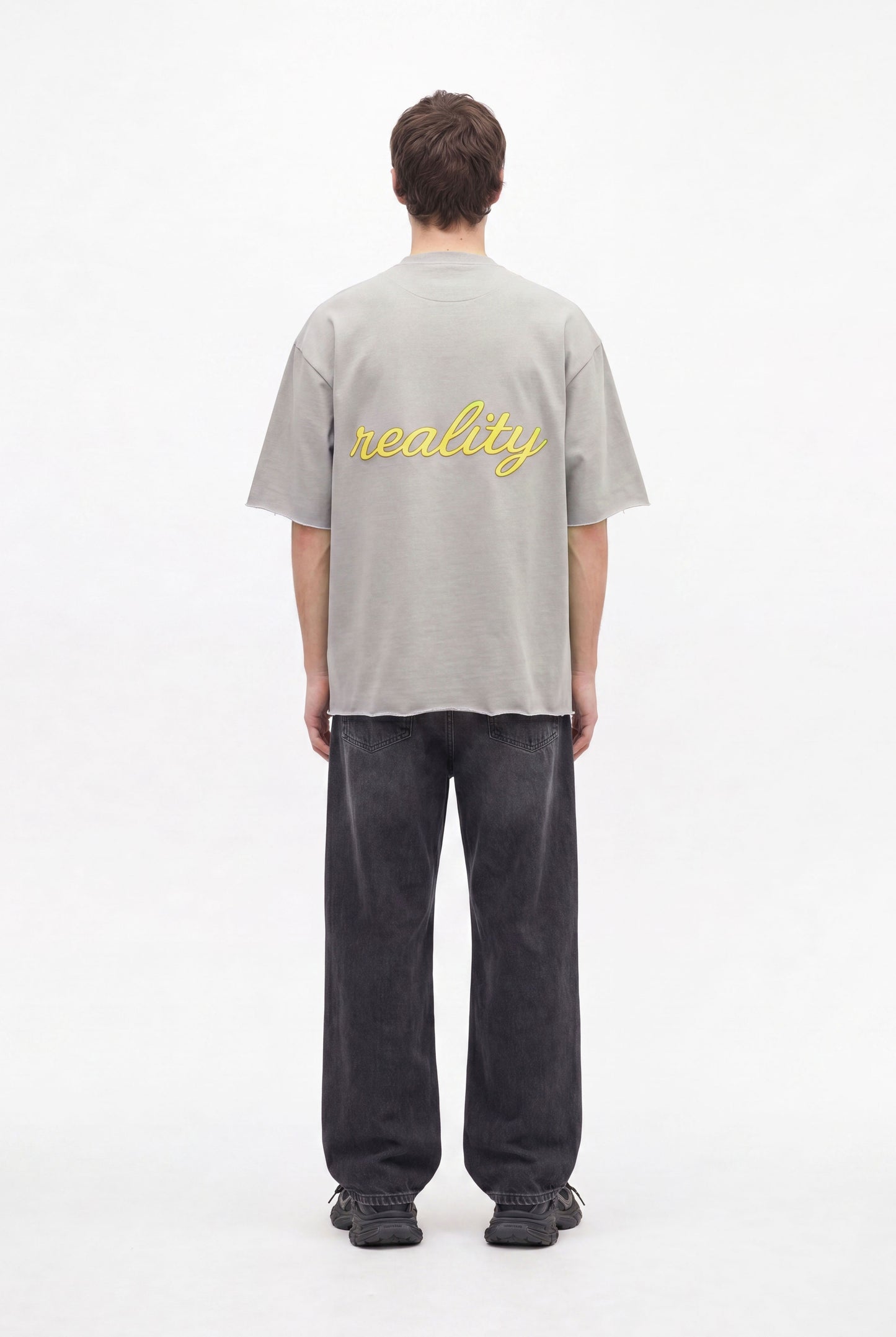 Reality Grey Oversized T-Shirt
