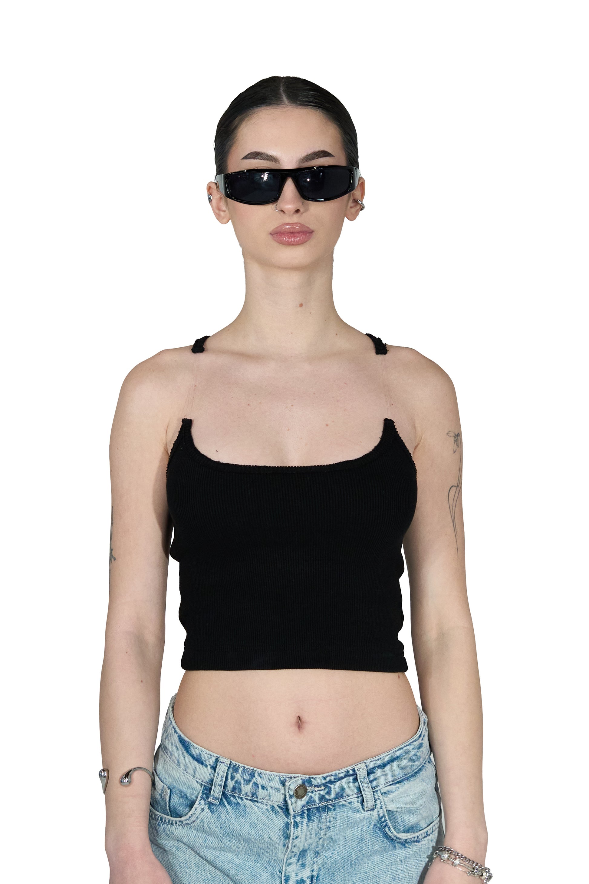 Broken Strap Black Top - MYS