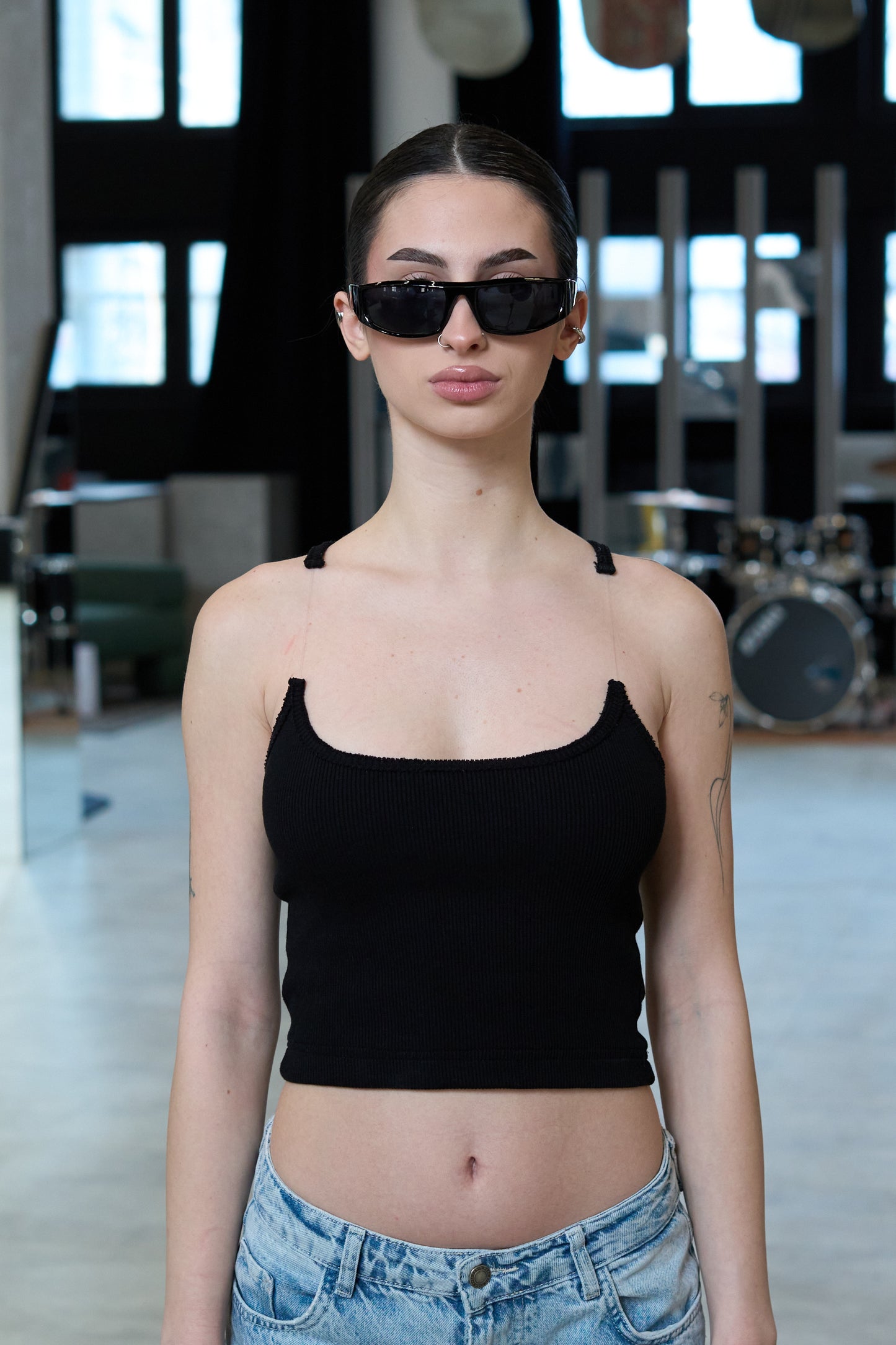 Broken Strap Black Top - MYS