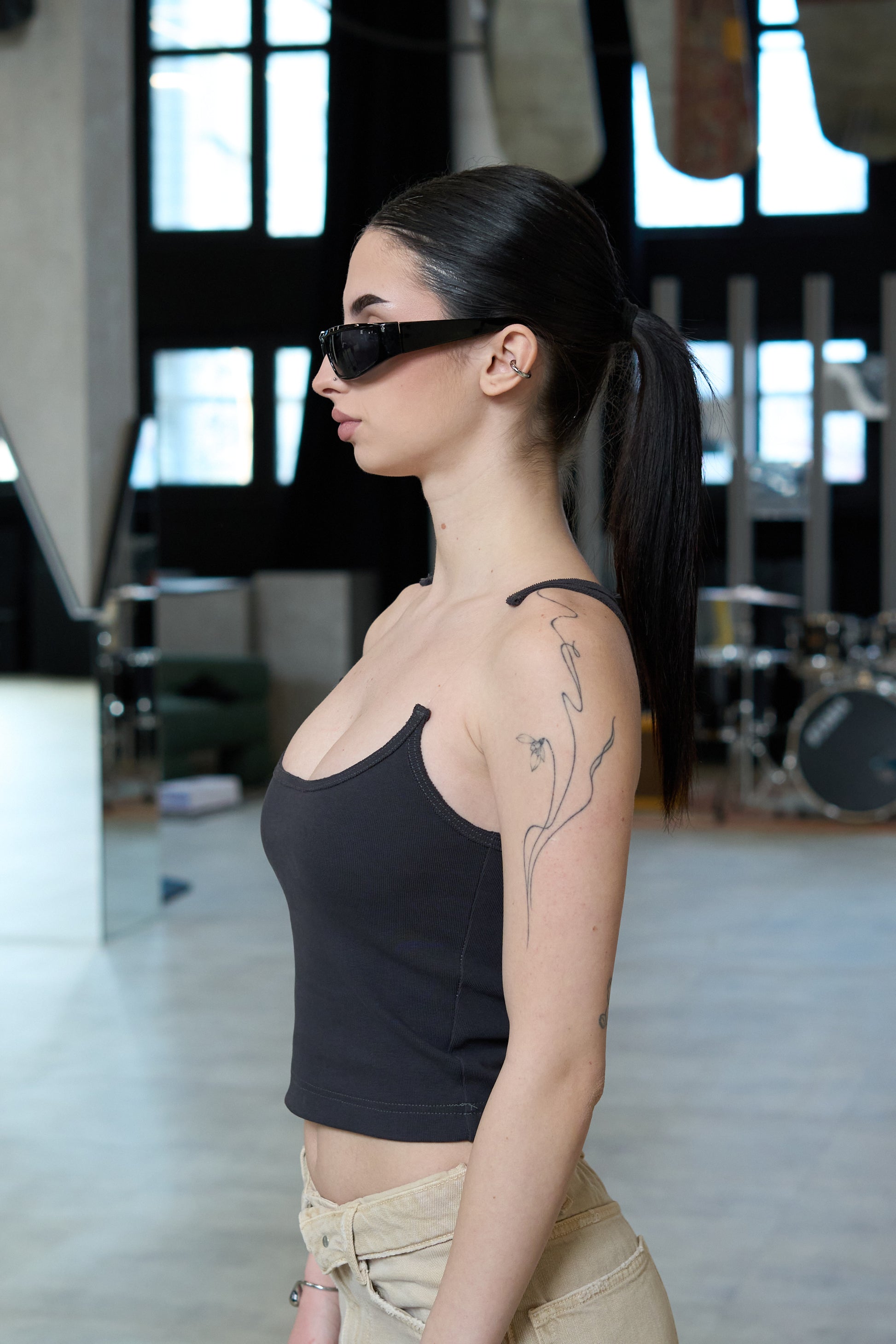 Broken Strap Olive Top - MYS