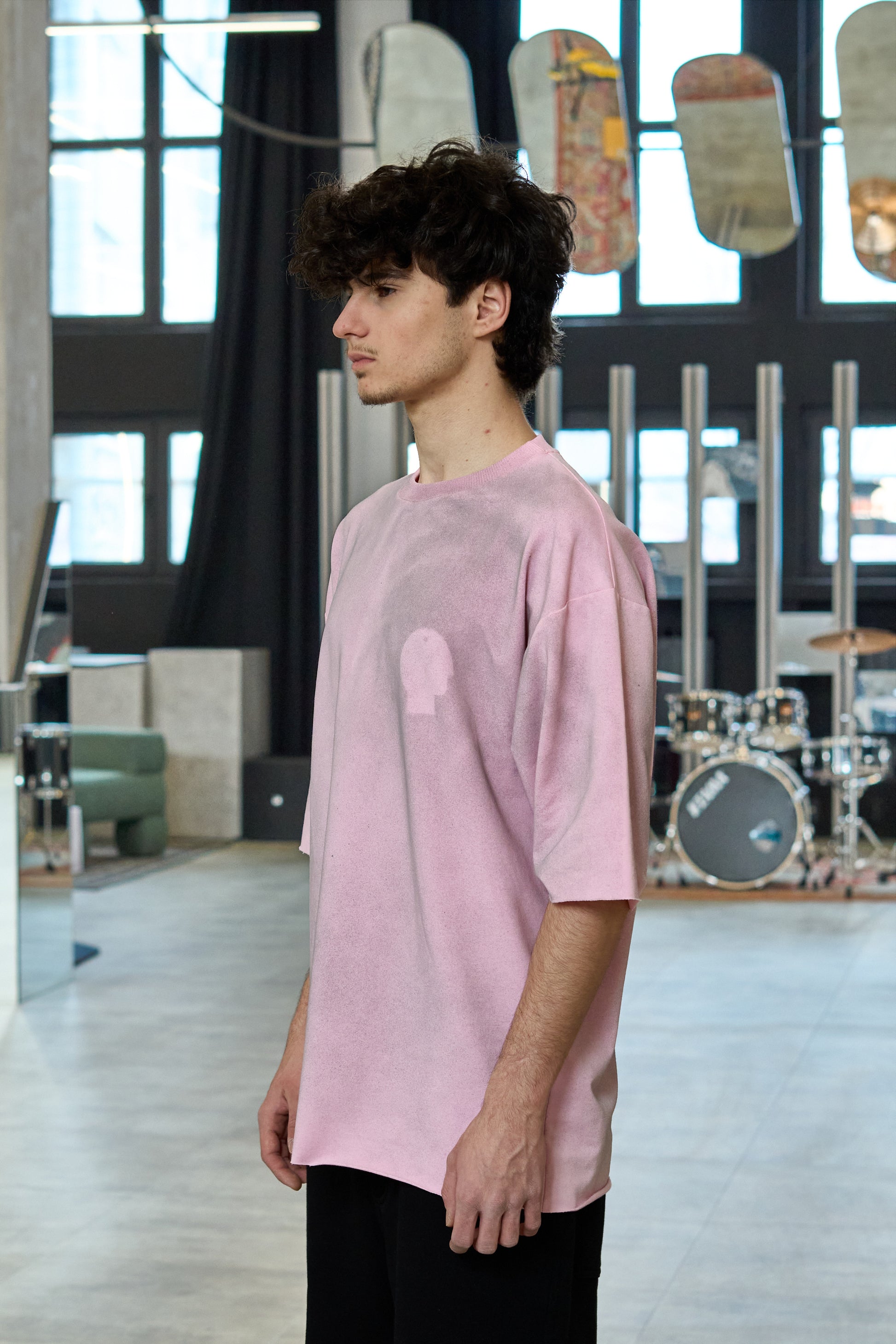 Rose Dust Oversized T-Shirt - MYS