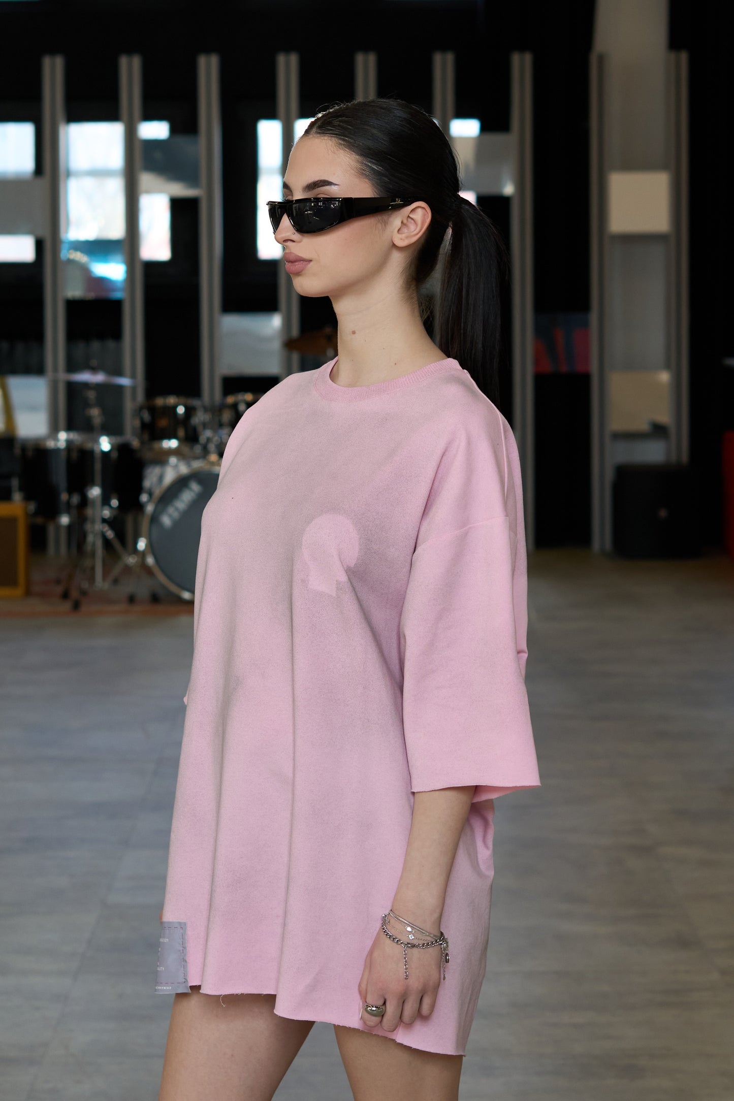 Rose Dust Oversized T-Shirt - MYS