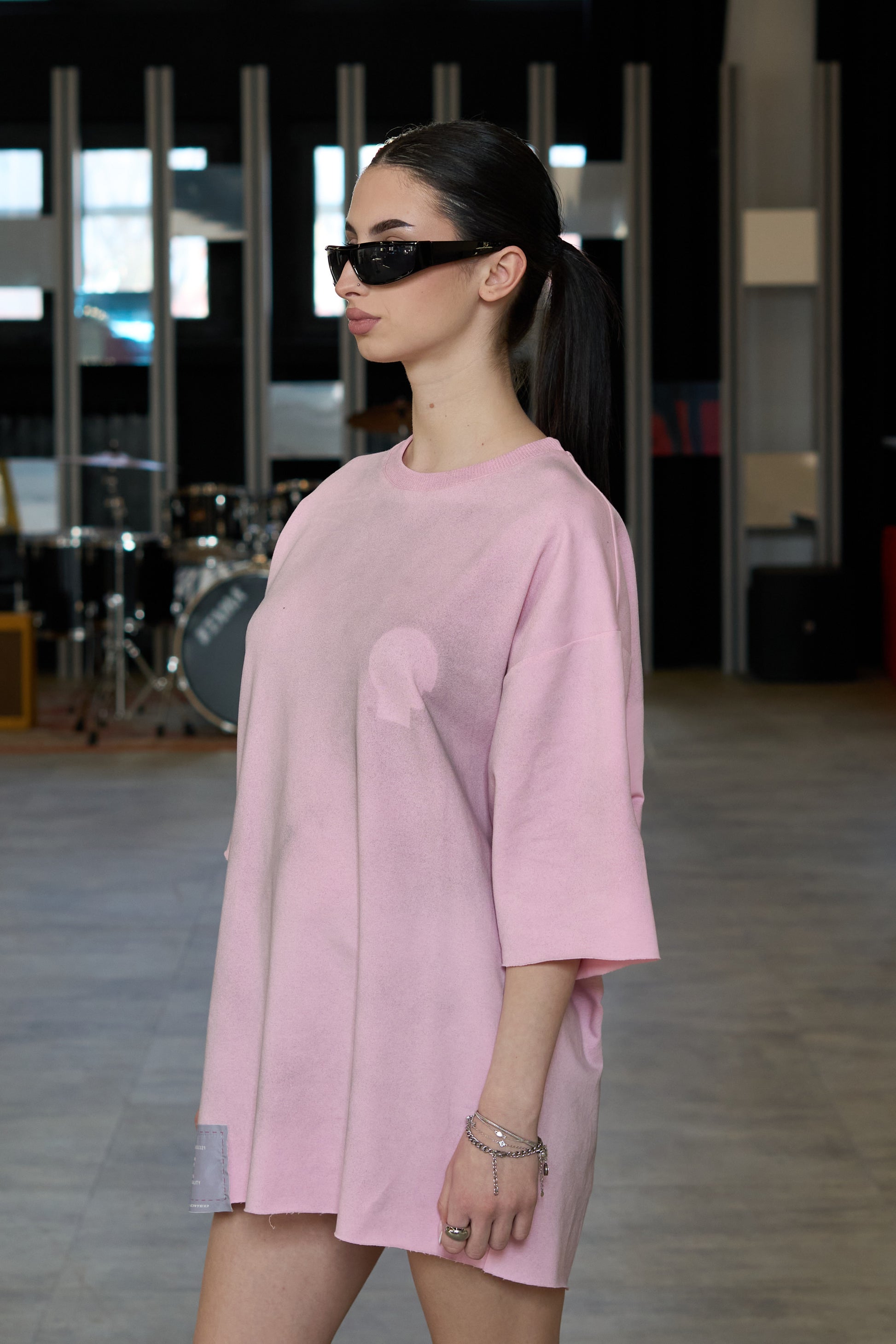 Rose Dust Oversized T-Shirt - MYS