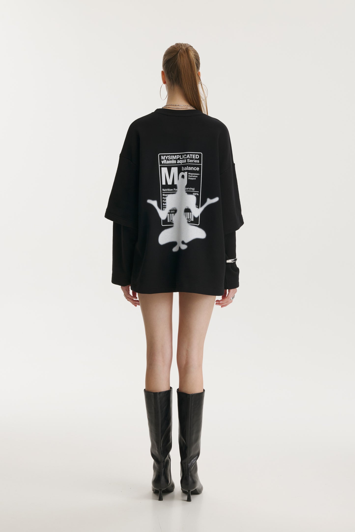 Vitamin Aqua MG Black Double Sleeve