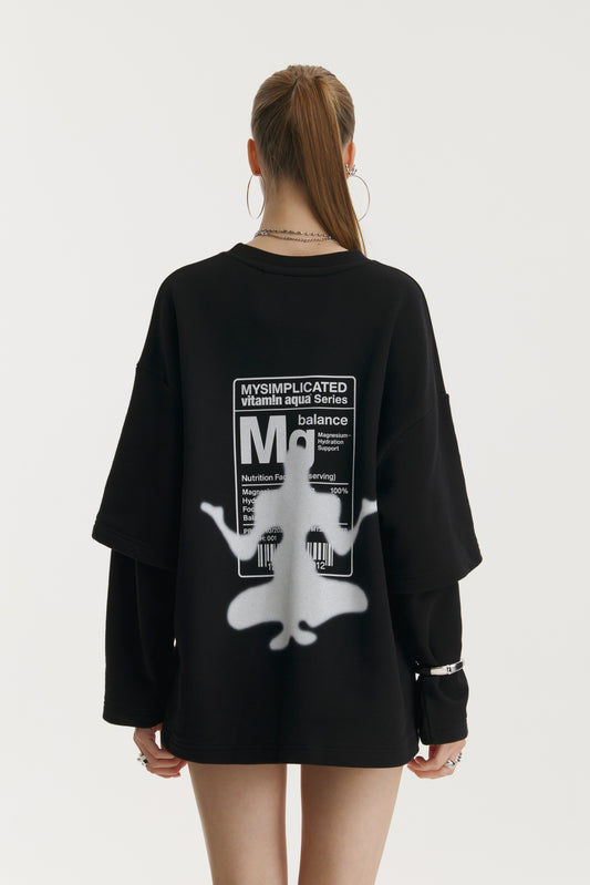 Vitamin Aqua MG Black Double Sleeve - MYS