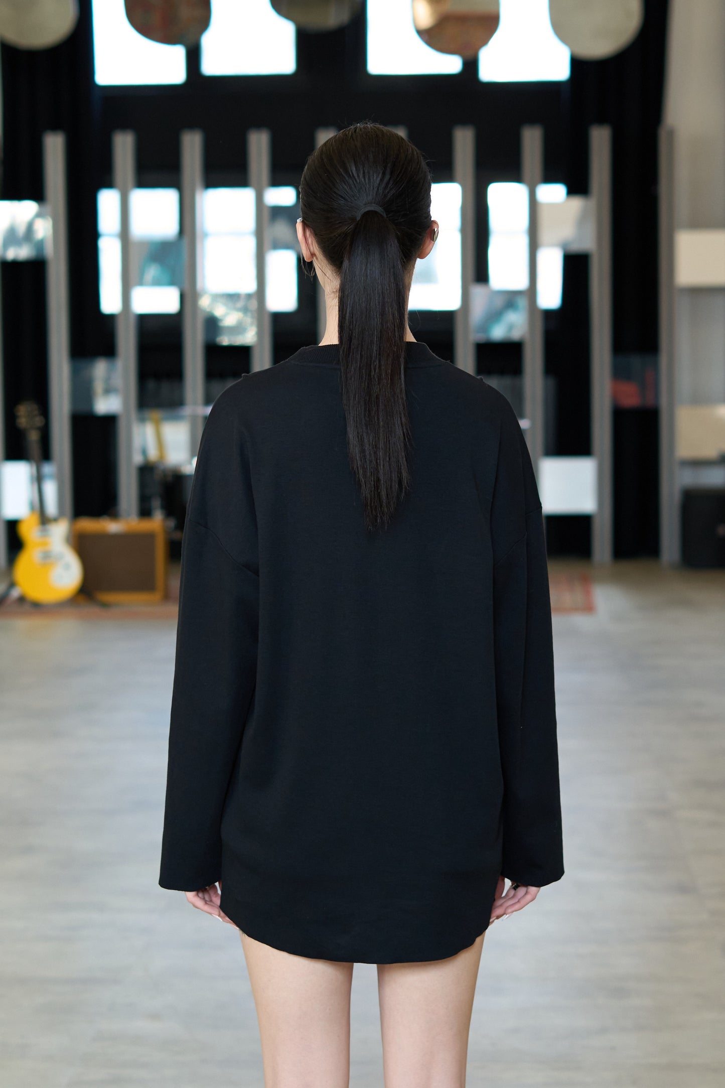 Bra Overlay Black Top - MYS