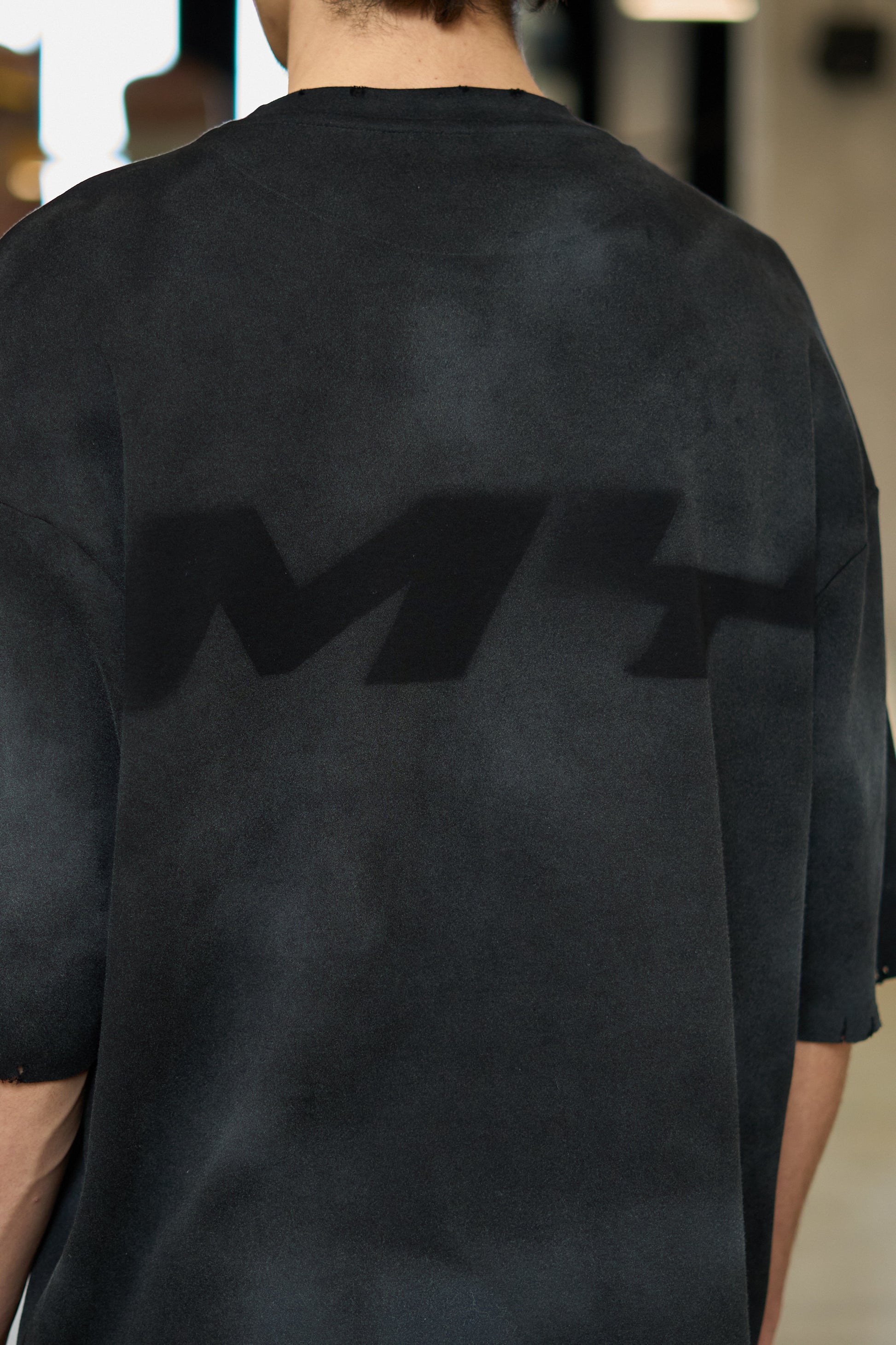 Dust Black Oversized T-Shirt - MYS