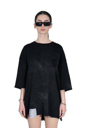 Dust Black Oversized T-Shirt - MYS