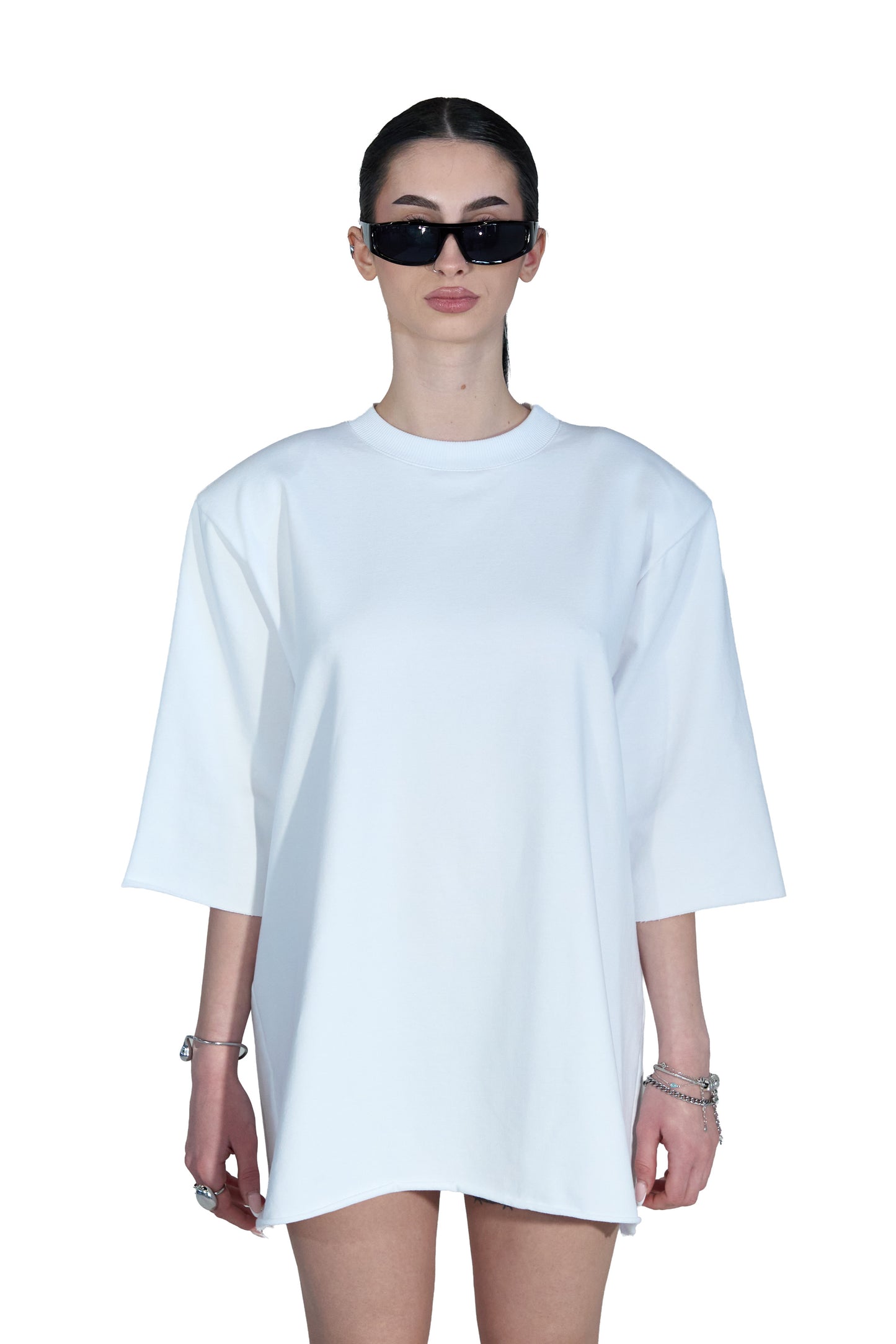 Oversized Shoulders T-Shirt - MYS