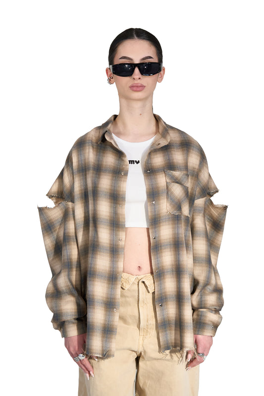 Fragmented Sleeves Shirt - MYS