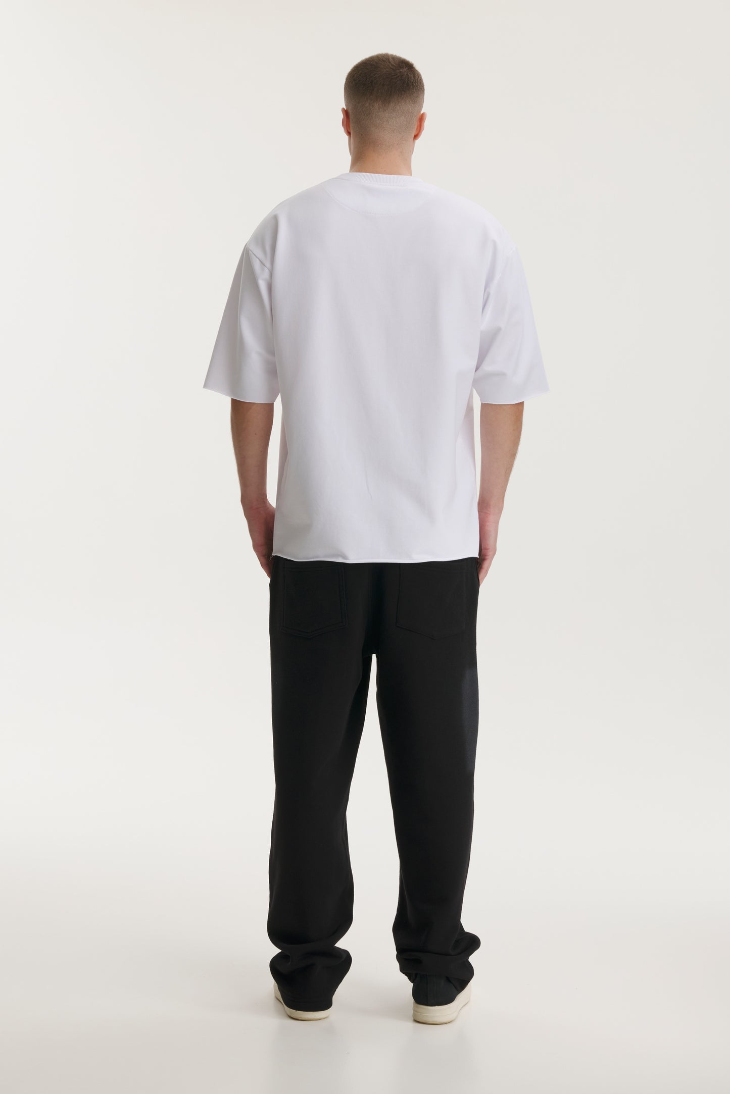 Offset Black Sweatpants