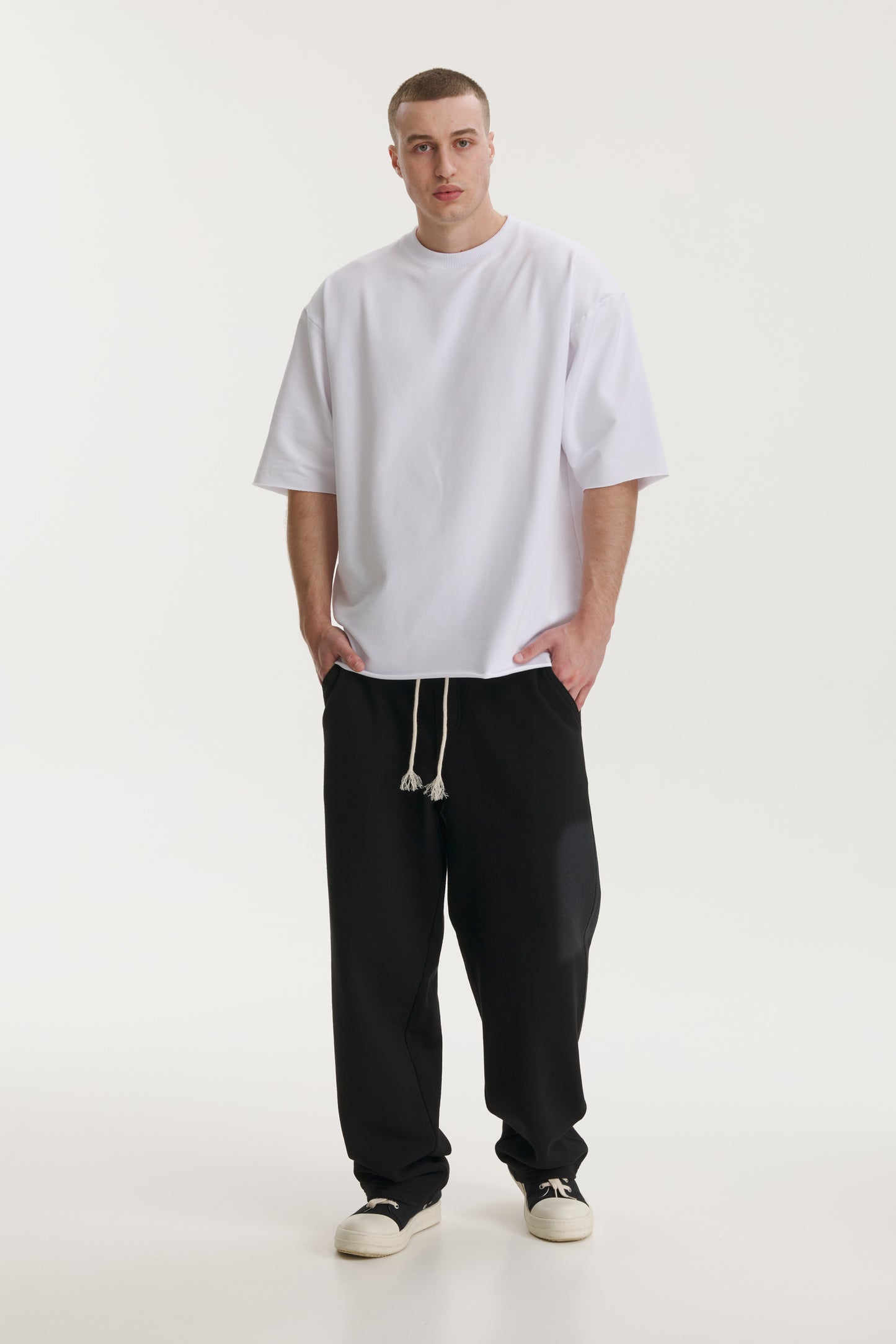 Offset Black Sweatpants