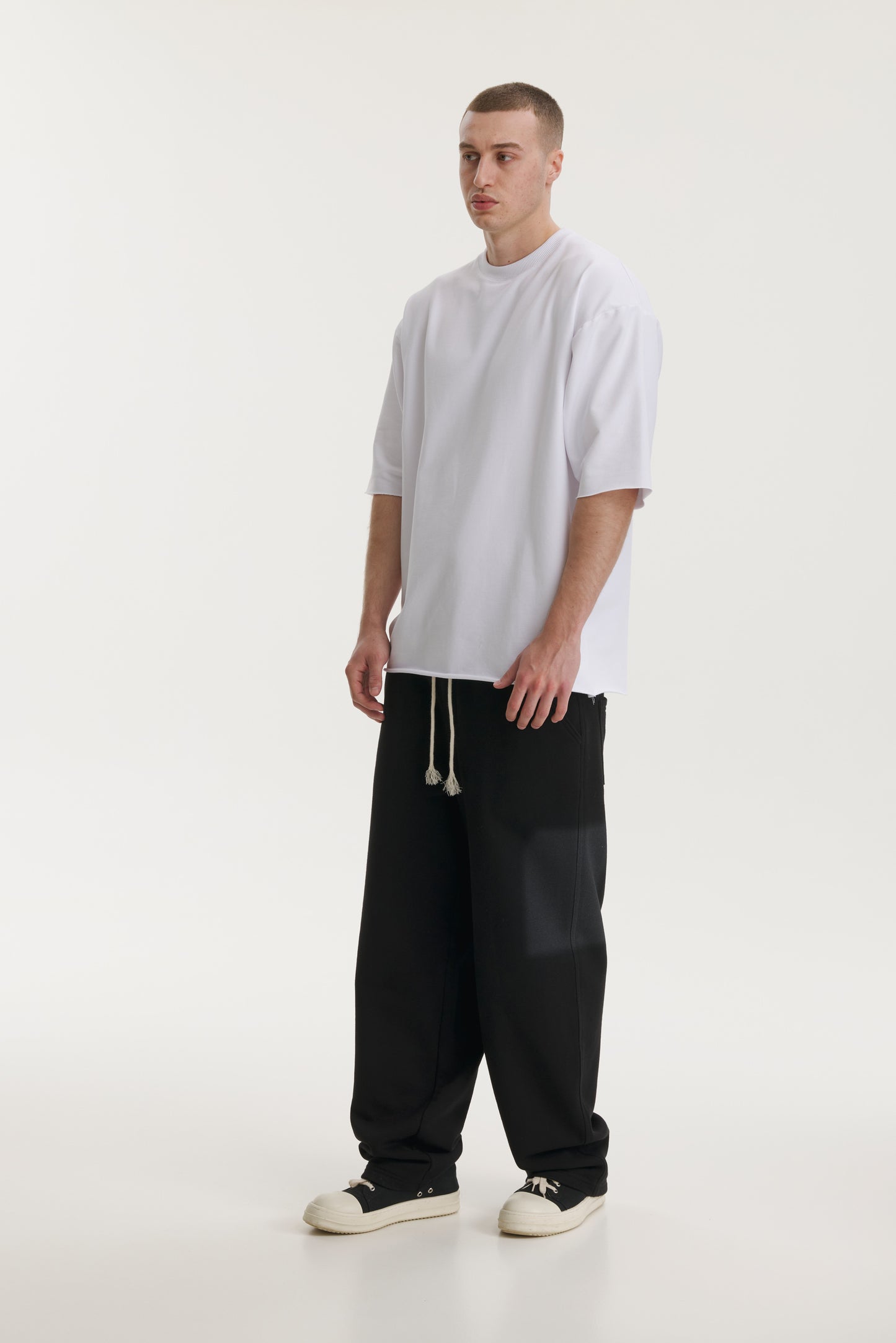 Offset Black Sweatpants