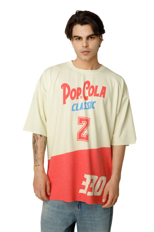 Pop Cola 330 Unisex Tricou Oversized / Limited Series
