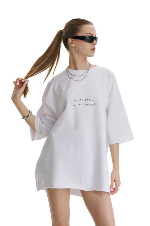 Not My Circus White T-shirt - MYS