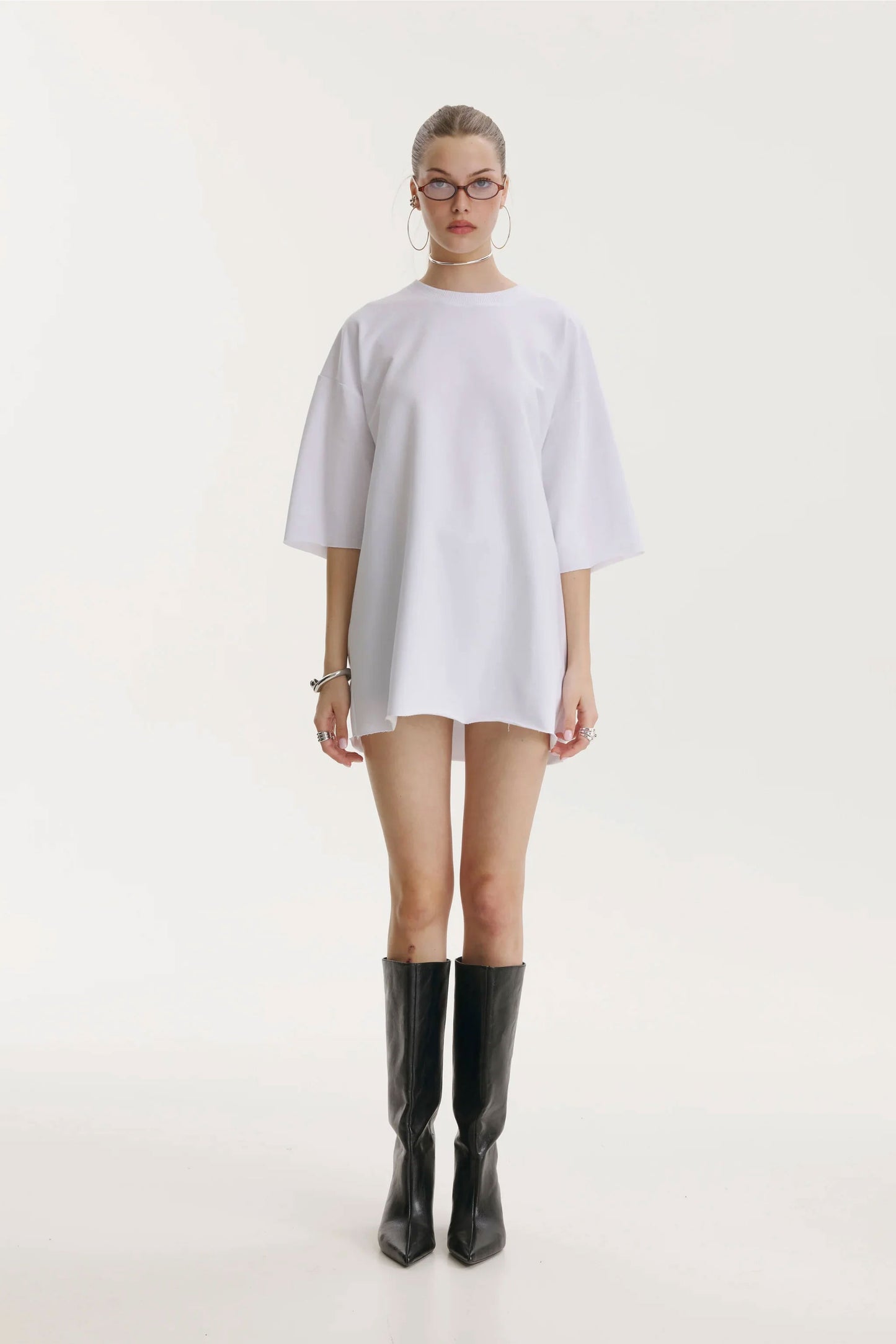 Taxes Oversized White T-shirt - MYS