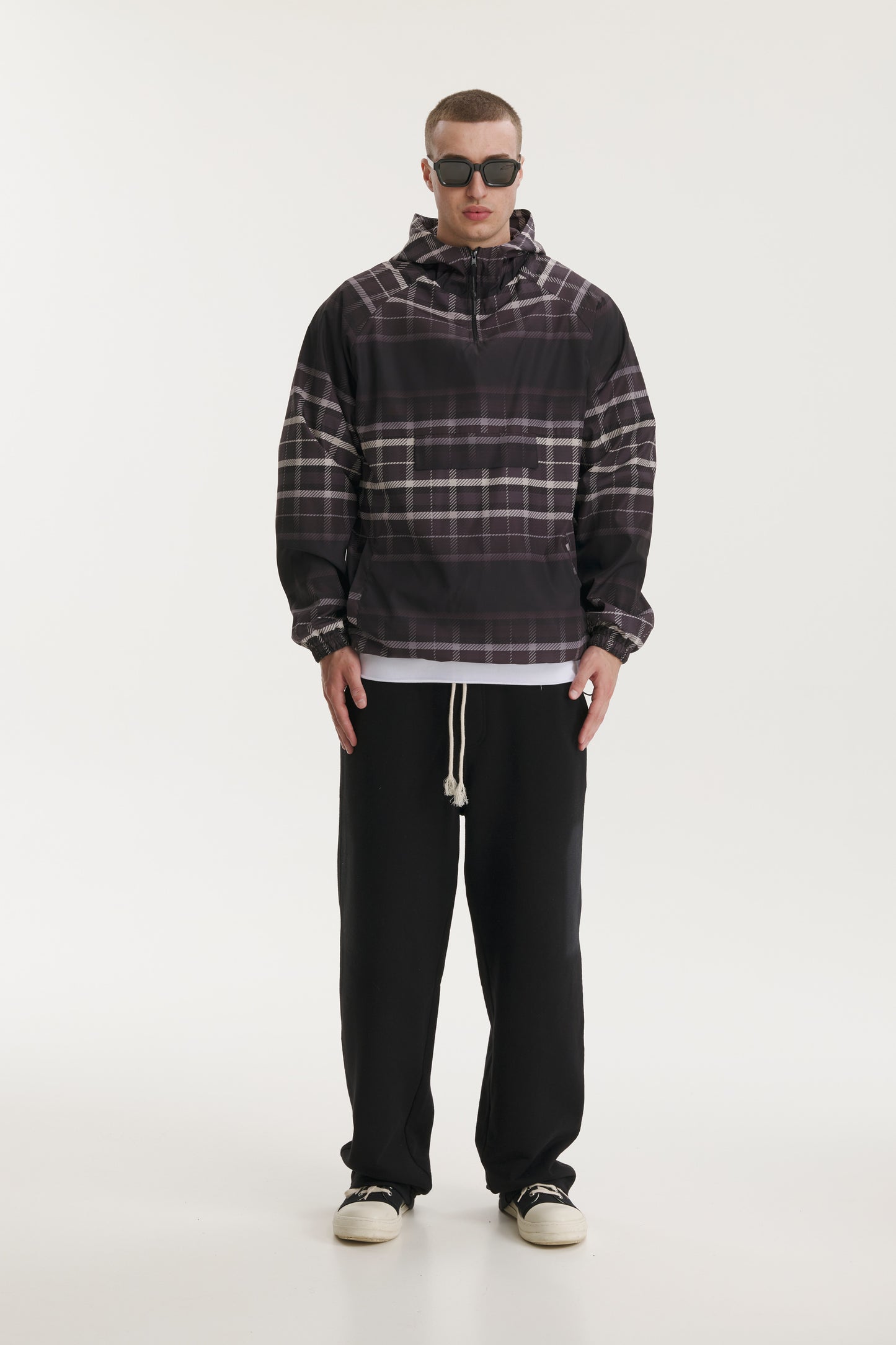 Noa Checkered Windbreaker