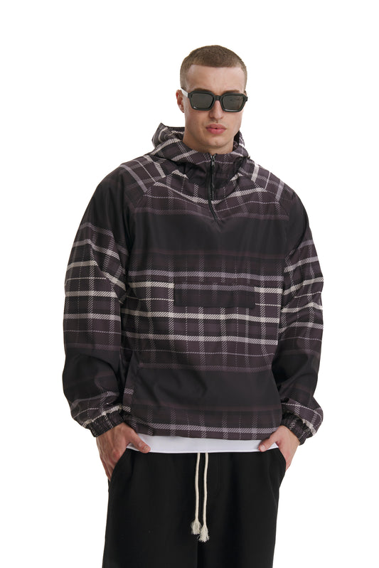Noa Checkered Windbreaker
