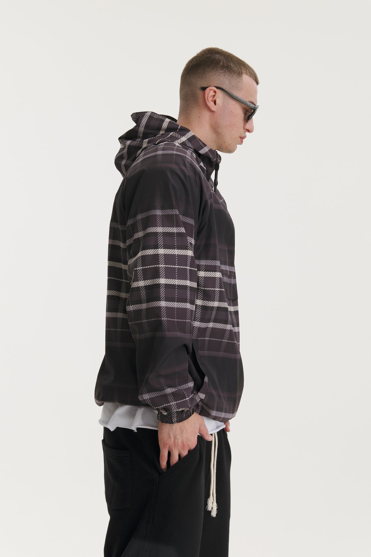 Noa Checkered Windbreaker