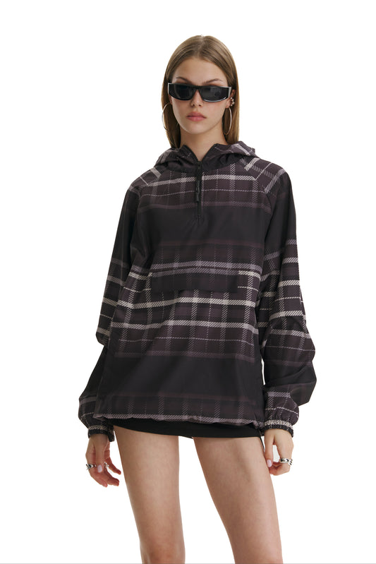 Noa Checkered Windbreaker