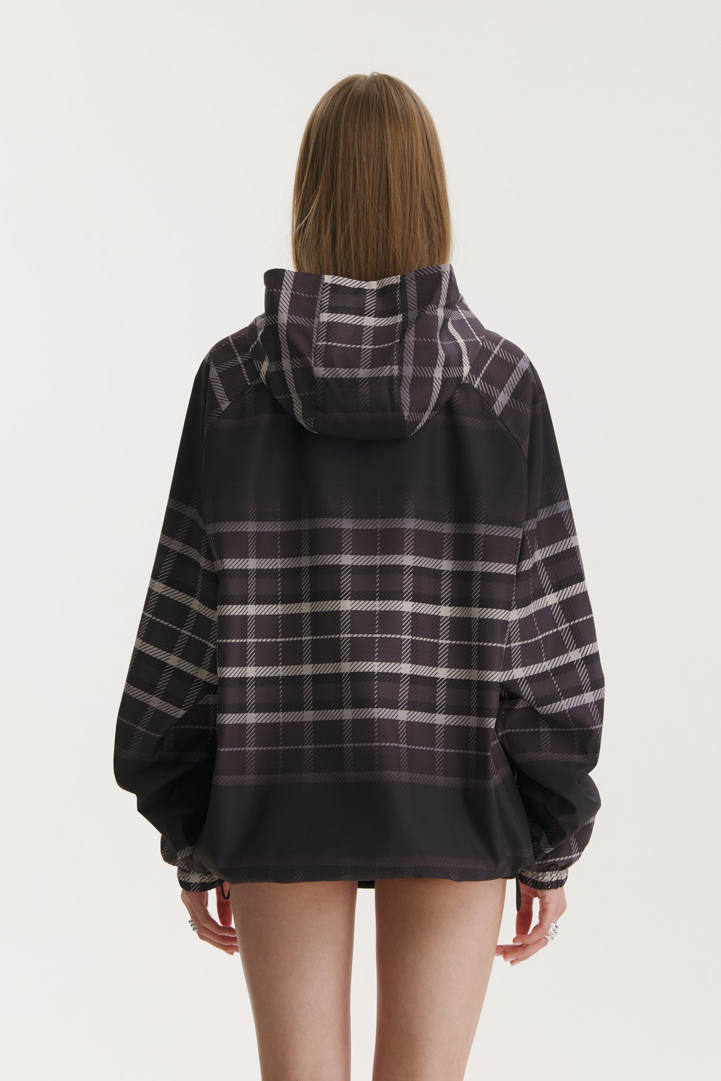 Noa Checkered Windbreaker