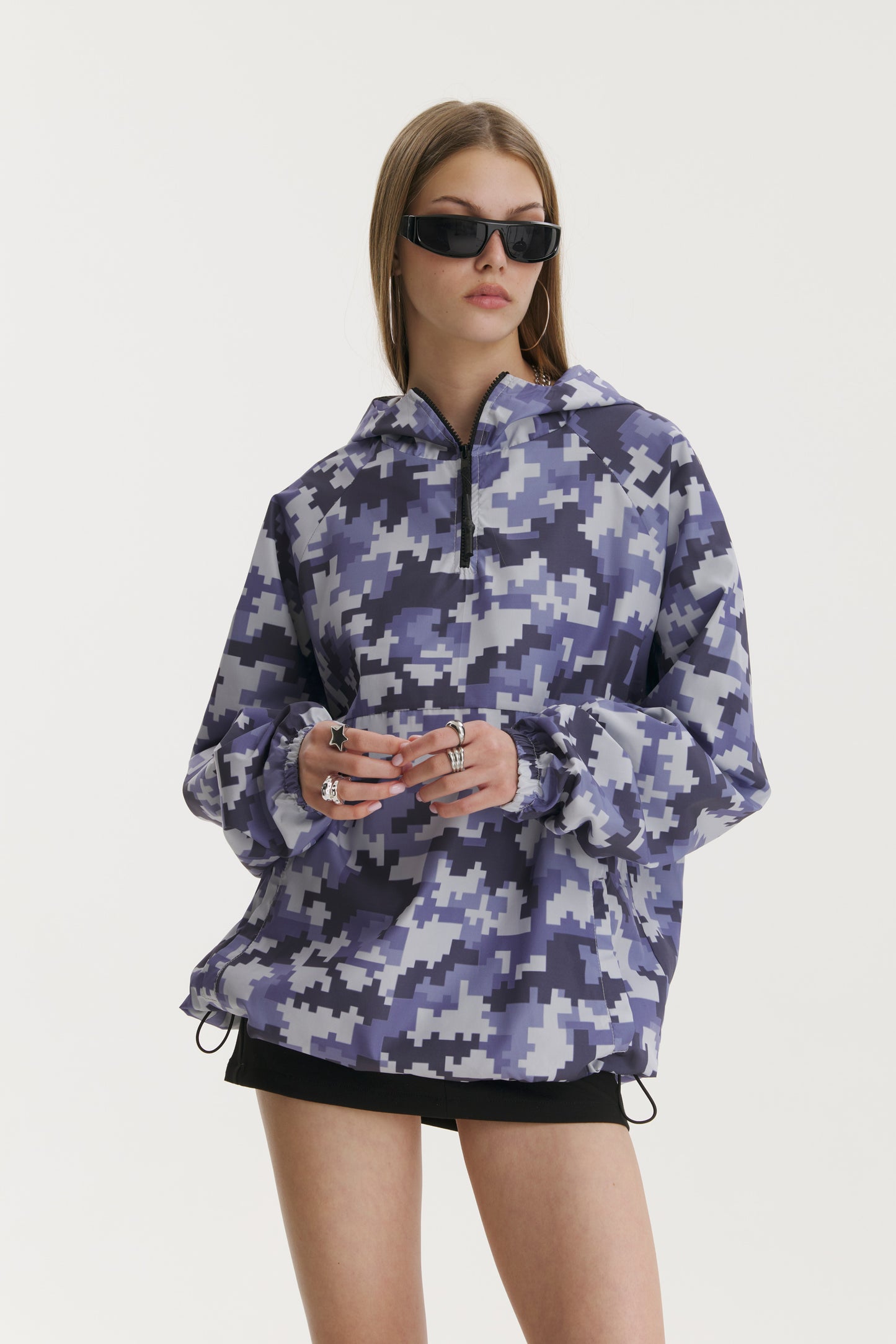 Pixel Camo Windbreaker