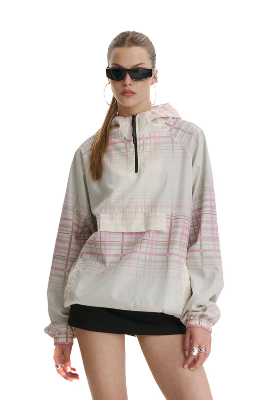 Elia Check Windbreaker