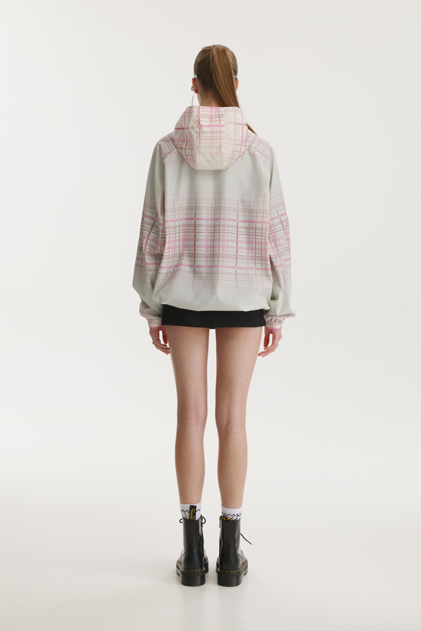 Elia Check Windbreaker