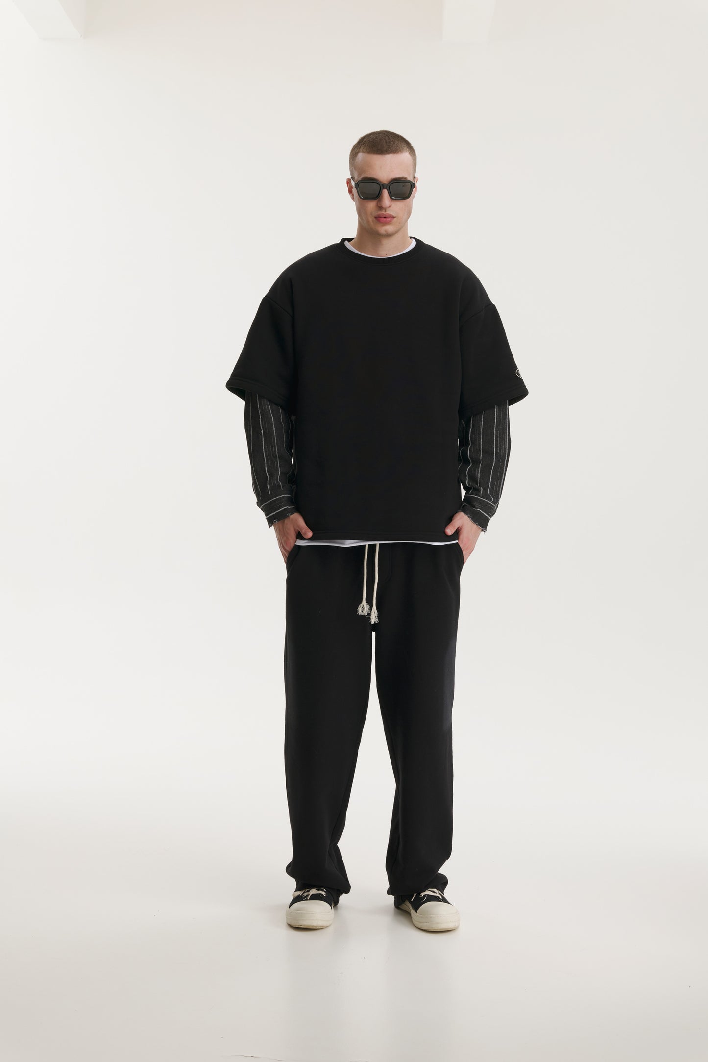 Denim Dual Layered Sweater